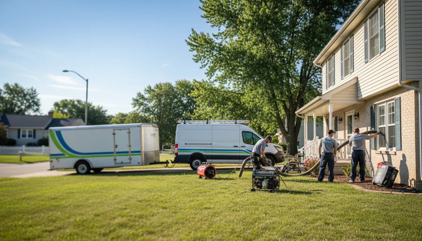 Flooded Basement Restoration And Cleanup With Repair in Sweetser, IN near me